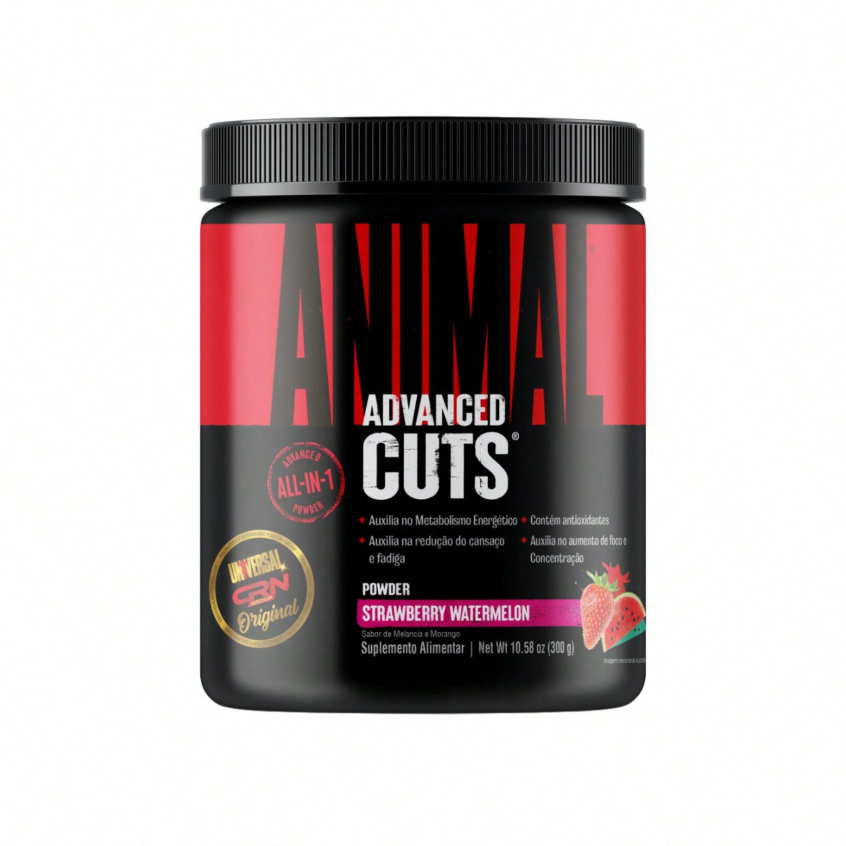 ANIMAL CUTS POWDER STRAWBERRY WATERMELON 300G UNIVERSAL