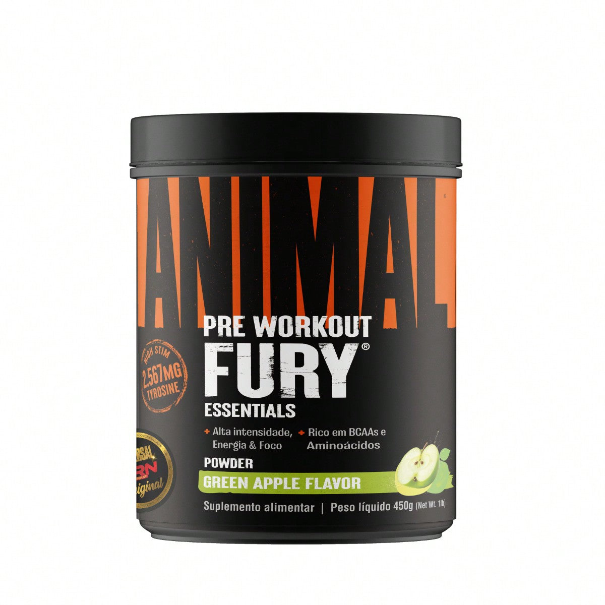 ANIMAL FURY PRE WORKOUT 450G MAv A VERDE