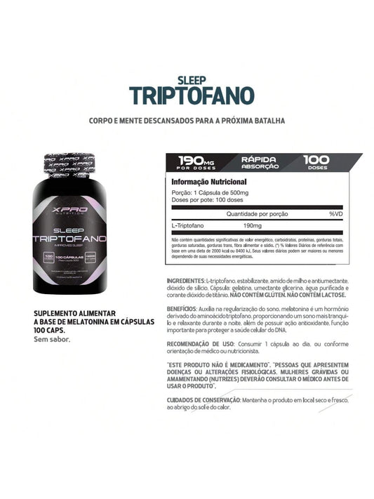 SLEEP TRIPTOFANO 100 CAPS