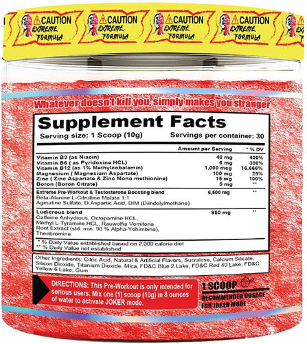 Joker Extreme Pre-Workout 300g - Bloody Orange | Terror Labs