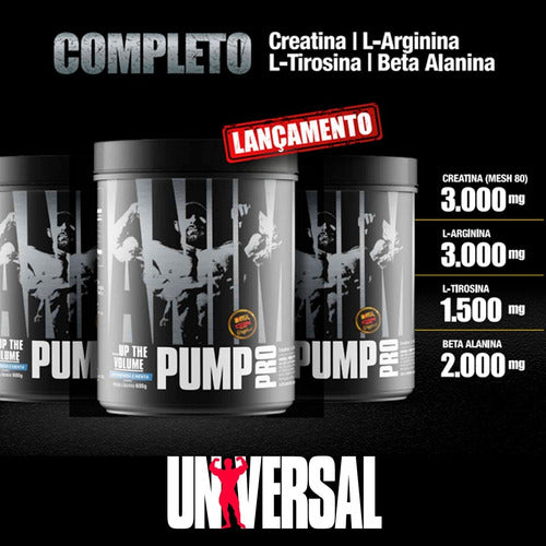 Animal Pump Pro 600g - Limonada com Morango | Pré-Treino Sem Estimulantes