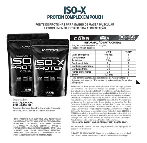 Iso-X Protein Blend 2kg Refil Coco | XPro Nutrition