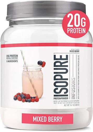 Isopure Infusions 400g - Frutas Vermelhas | A Proteína Refrescante