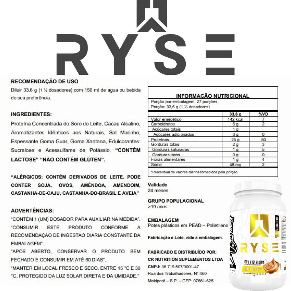 LOADED PROTEIN 907 G DOCE DE LEITE - RYSE SUPPS