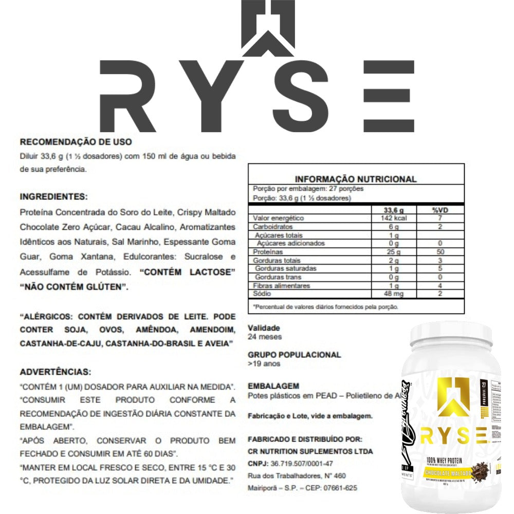 LOADED PROTEIN 907 G CHOCOMALTINE - RYSE SUPPS
