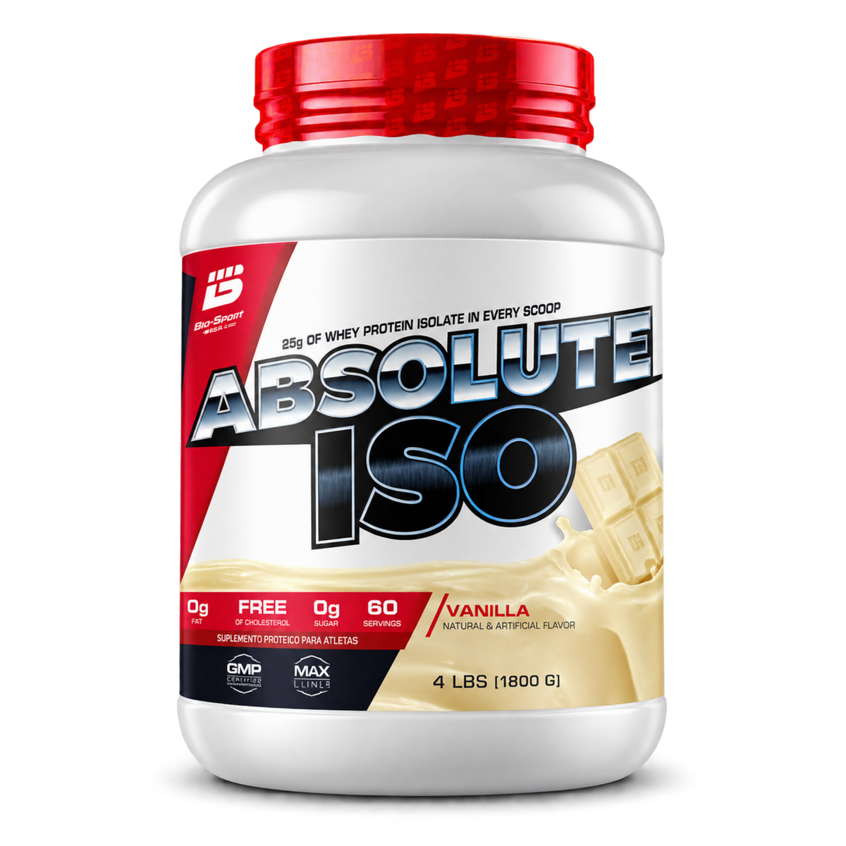 Absolute Iso Whey 1,8kg – Sabor Baunilha