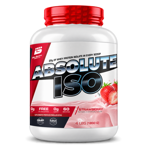 Absolute Iso Whey 1,8kg – Sabor Morango