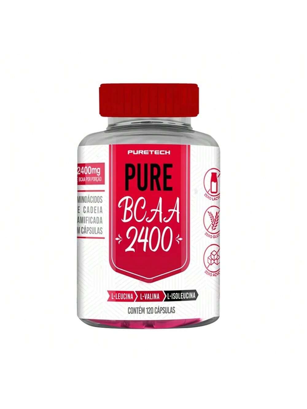 BCAA PURE 2400 PURETECH 120 CAPS