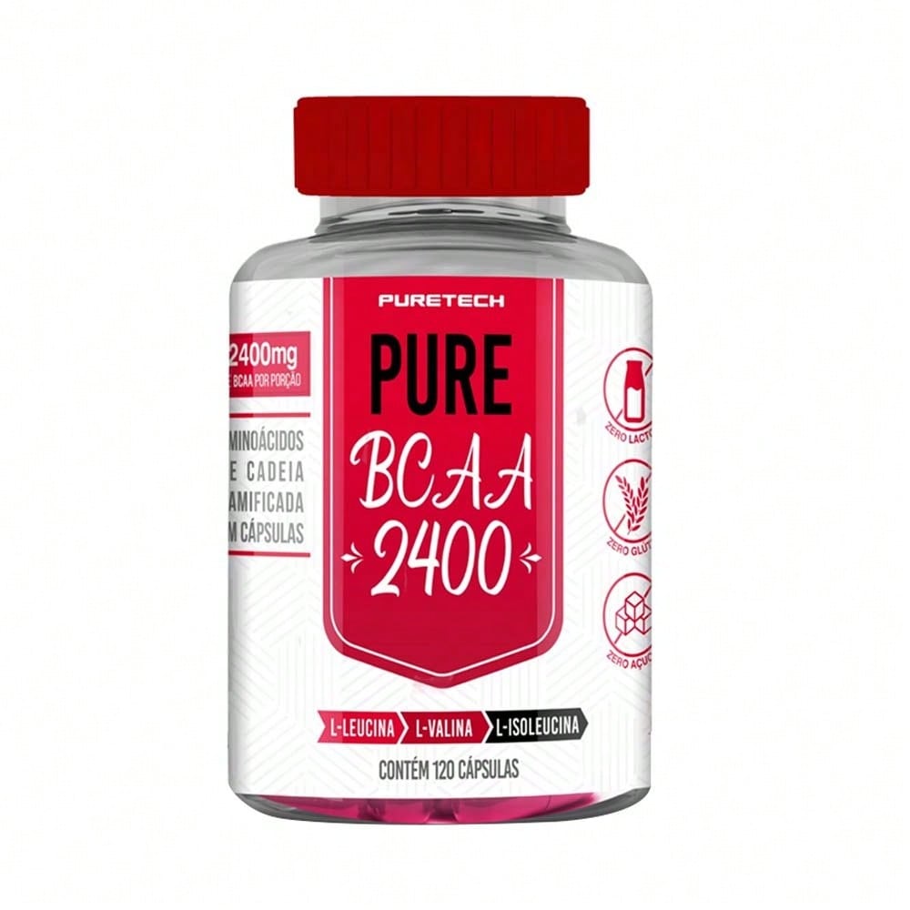 BCAA PURE 2400 PURETECH 120 CAPS