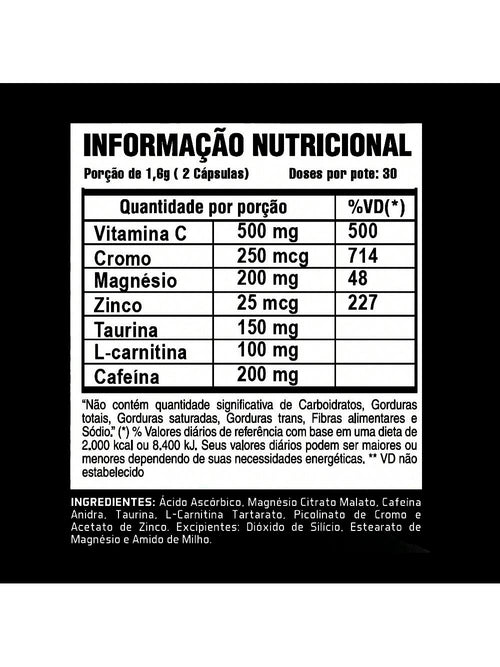 Lipo-6 Black Diuretic 60 Cápsulas - Redutor de Retenção Hídrica | Nutrex