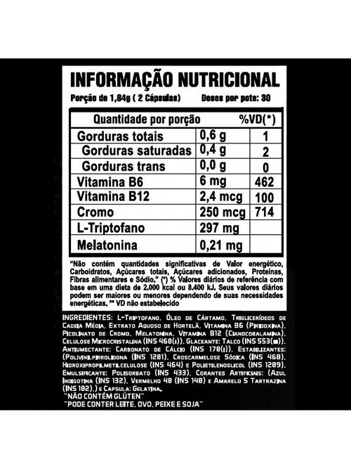 Lipo-6 Black Nighttime 60 Cápsulas - Suporte Noturno para Queima de Gordura | Nutrex
