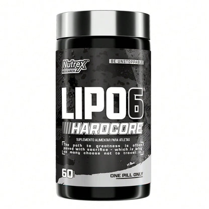 LIPO 6 HARDCORE 60 CAPSULAS NUTREX *NOVO