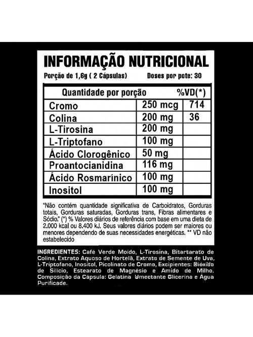 Lipo-6 Black Stim-Free 60 Cápsulas - Termogênico Sem Estimulantes | Nutrex