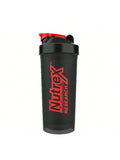 Coqueteleira Nutrex 600ml - Preta e Vermelha | Acessório Oficial