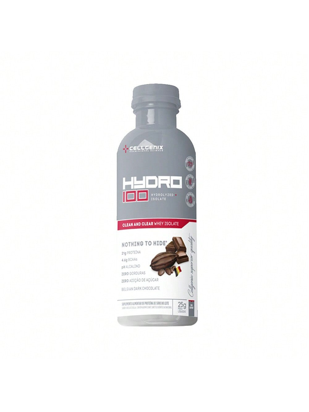 Dose Única Hydro 100 25g - Chocolate Belga | Whey Hidrolisado Cellgenix