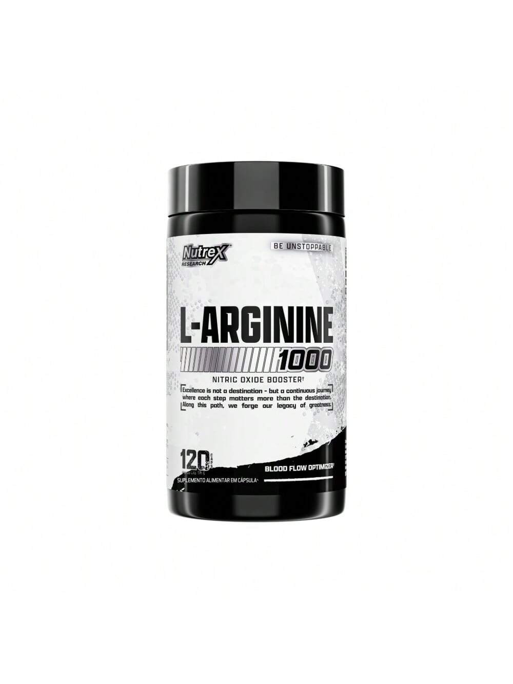 L-Arginina 1000mg (120 Cáps) - Suporte ao Óxido Nítrico | Nutrex