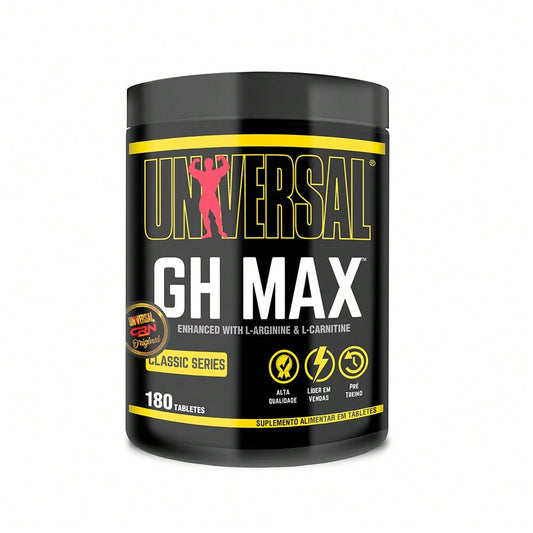 GH Max 180 Comprimidos - Suporte Metabólico e de Aminoácidos | Universal