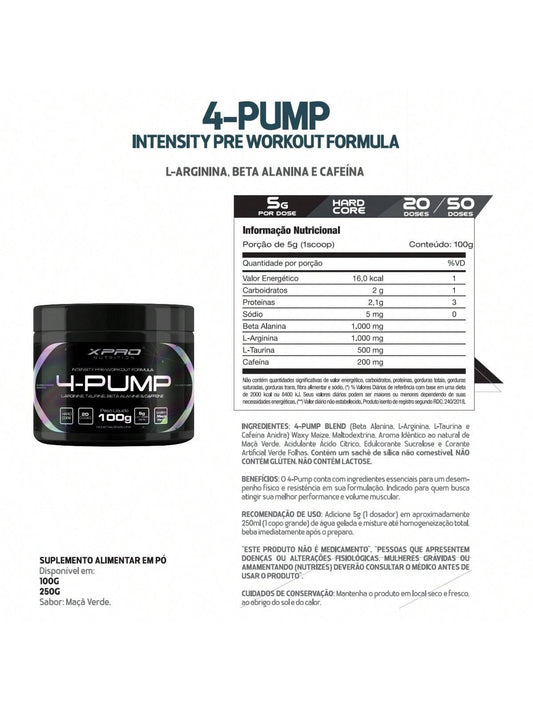 4-PUMP 100G MAv A VERDE XPRO