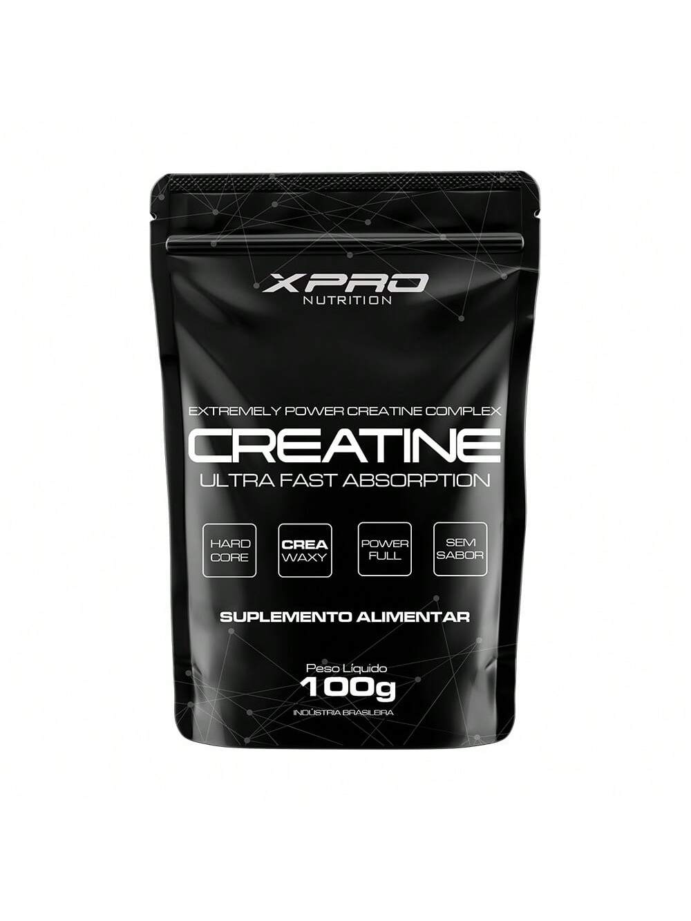 Creatina Pura Monohidratada 100g (Refil) - Força e Economia | XPro