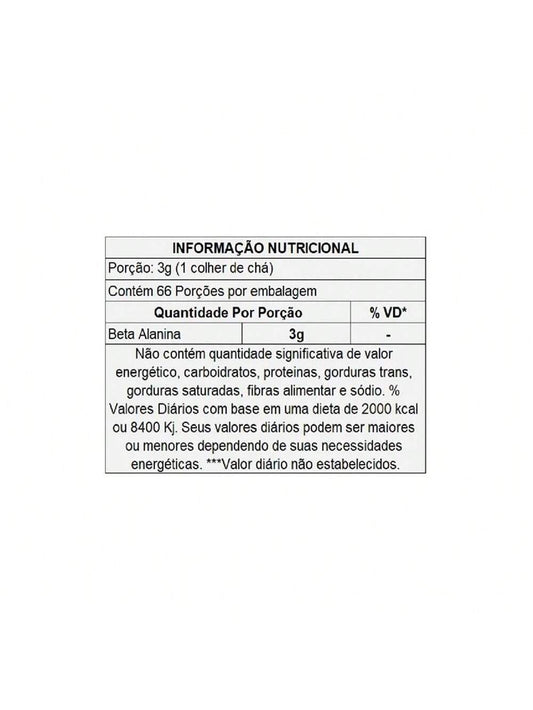 Beta Alanina 200g - A Repetição Extra para Seus Limites | Cellgenix