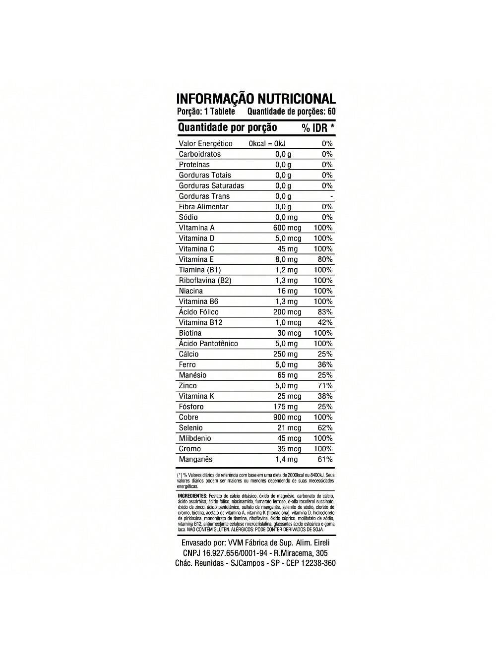 Multi Max Sport 60 Tabletes - Multivitamínico Completo | Bio Sport
