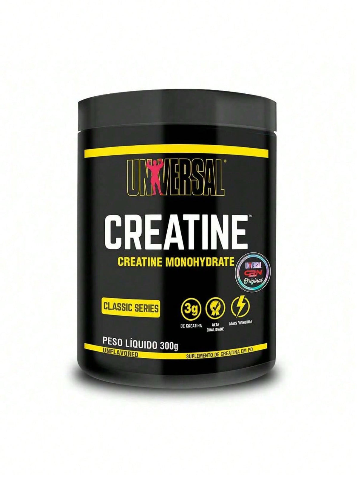Creatina Monohidratada 300g - Força e Performance | Universal Nutrition