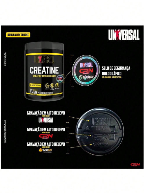 Creatina Monohidratada 300g - Força e Performance | Universal Nutrition