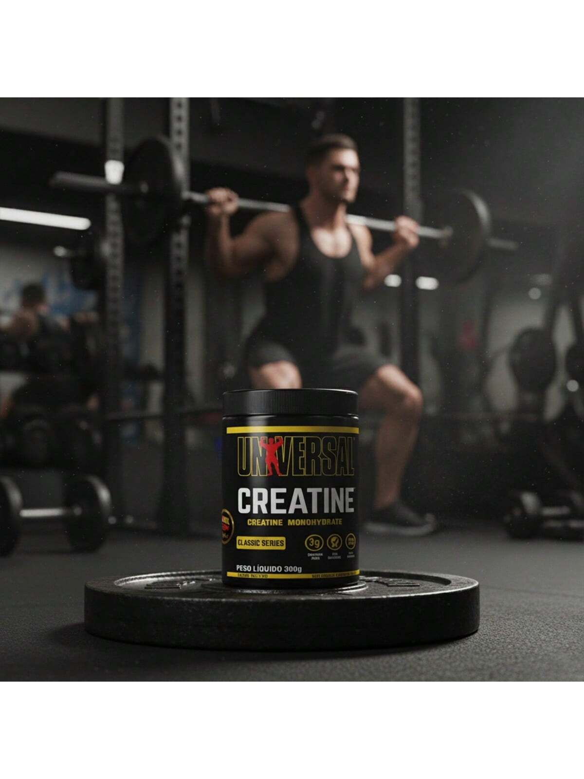 Creatina Monohidratada 300g - Força e Performance | Universal Nutrition