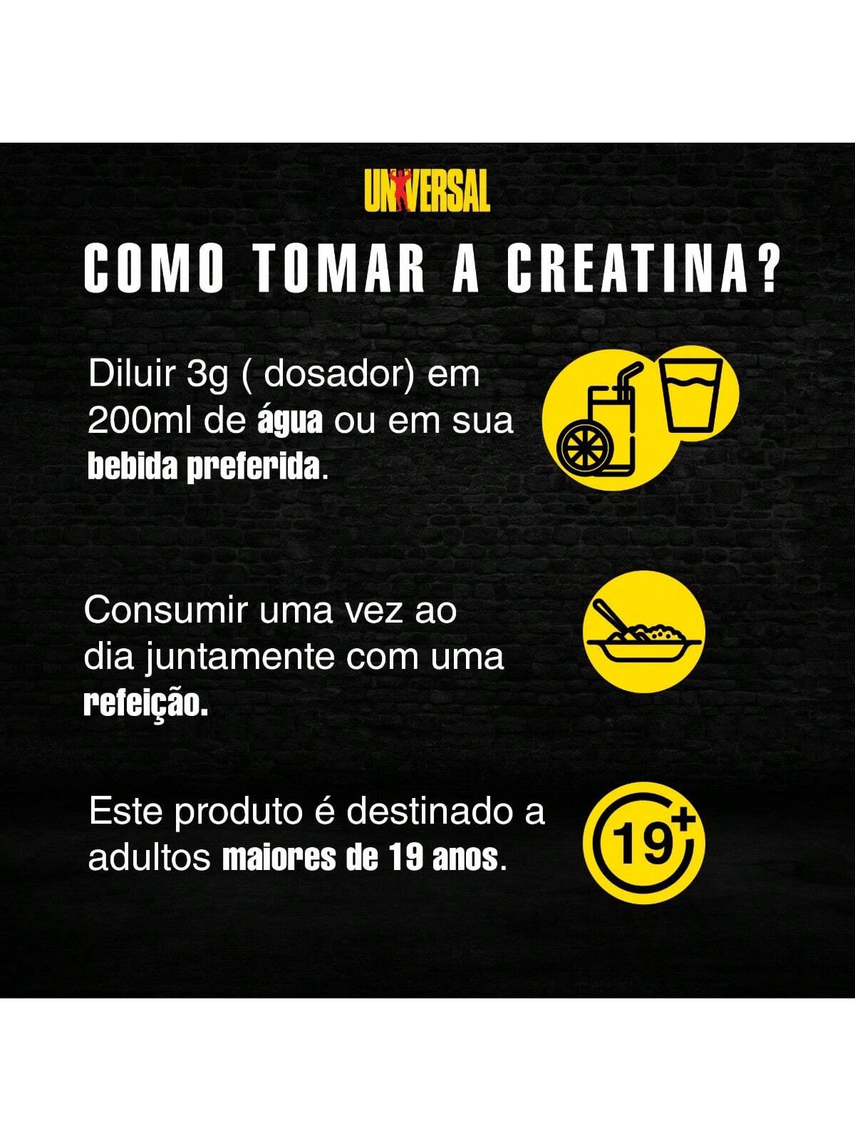 CREATINE MONOHYDRATE COMBO (200G+200G) UNIVERSAL