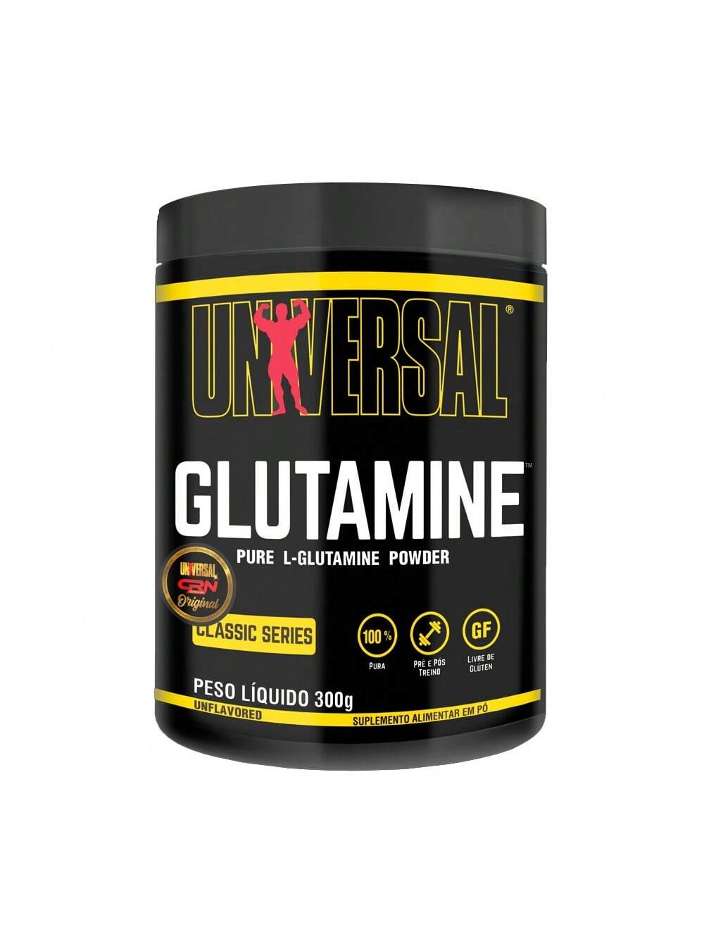 Glutamina 300g - Suporte Imunológico e Recuperação | Universal Nutrition
