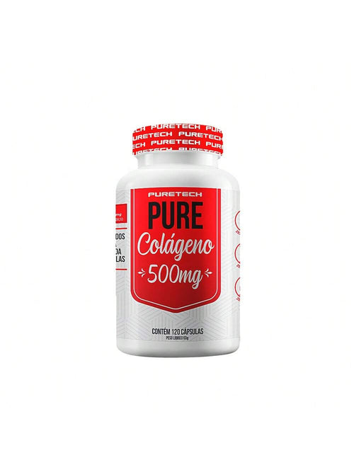 Colágeno Hidrolisado 120 Cápsulas - Suporte para Pele e Articulações | Puretech