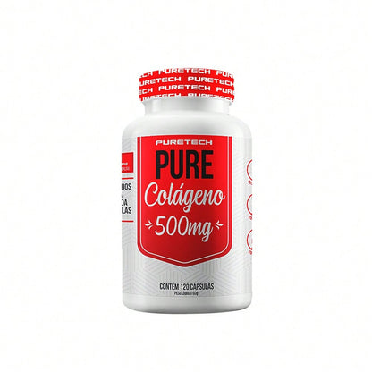 Colágeno Hidrolisado 120 Cápsulas - Suporte para Pele e Articulações | Puretech
