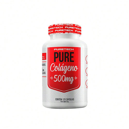 Colágeno Hidrolisado 120 Cápsulas - Suporte para Pele e Articulações | Puretech