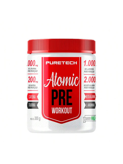 Atomic Pre-Workout 300g - Maçã Verde | Puretech