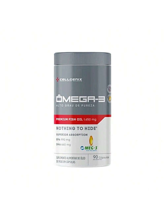 Ômega 3 (90 Cápsulas) - Alta Pureza EPA e DHA | Cellgenix