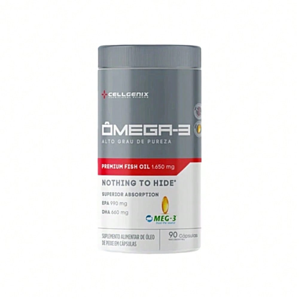 Ômega 3 (90 Cápsulas) - Alta Pureza EPA e DHA | Cellgenix
