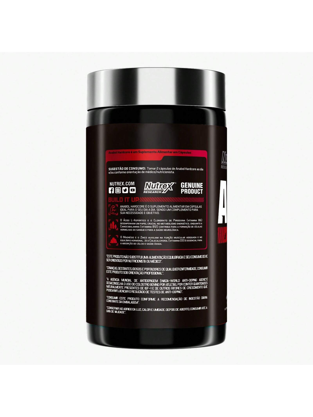 Anabol Hardcore 60 Cápsulas - Ativador Anabólico | Nutrex