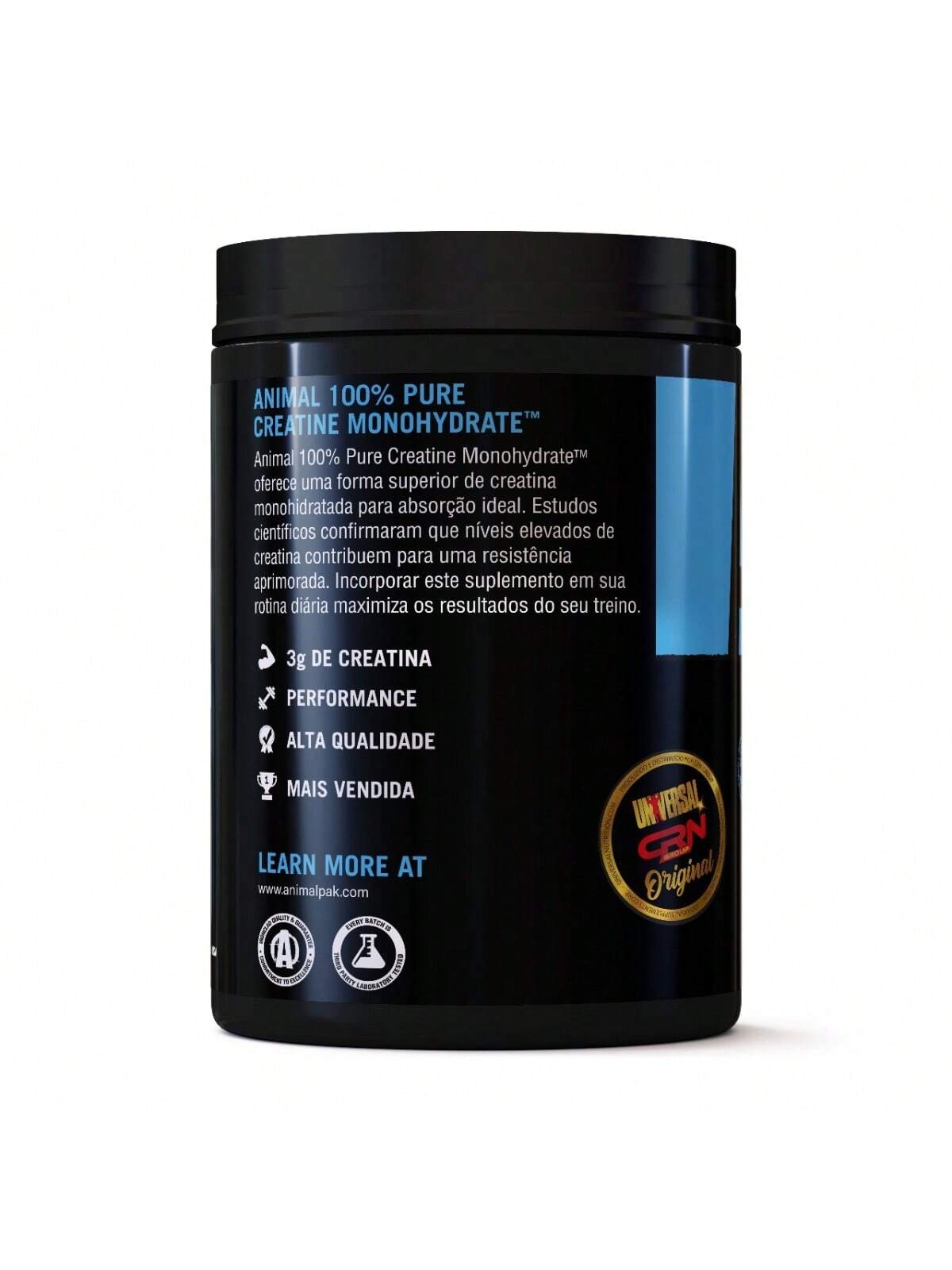 Animal Creatine 1kg - Força e Volume | Universal Nutrition