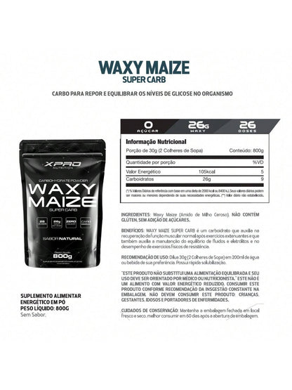 Waxy Maize Super Carb 800g (Refil) | XPro Nutrition