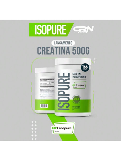 Creatina Creapure® 500g - O Padrão Ouro em Pureza | Isopure