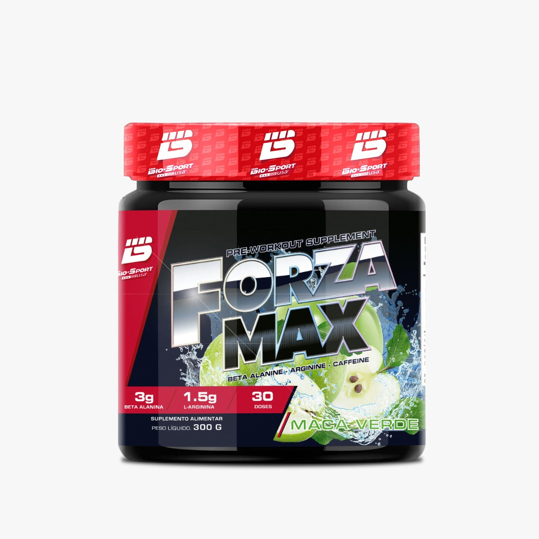 Forza Max Pre-Workout 300g - Maçã Verde | Bio Sport