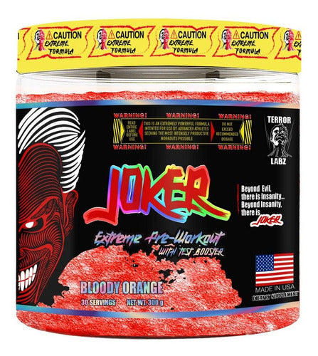 Joker Extreme Pre-Workout 300g - Bloody Orange | Terror Labs