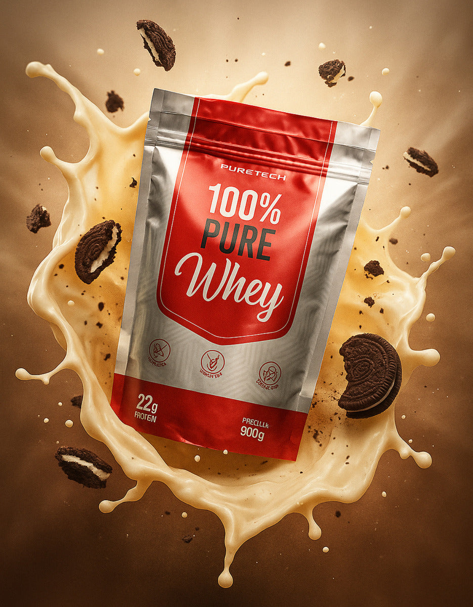 100% Pure Whey 900g (Refil) - Cookies & Cream | Puretech