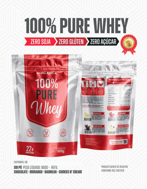 100% Pure Whey 900g (Refil) - Chocolate | Puretech