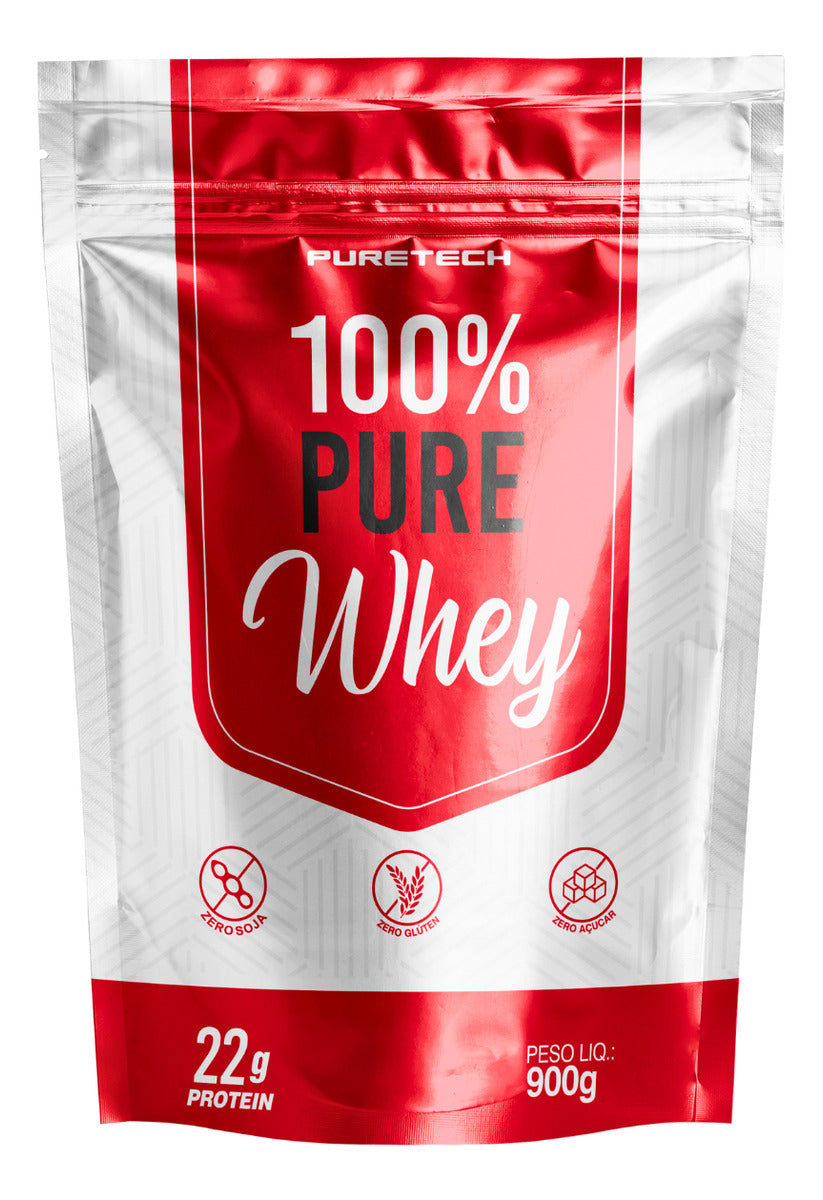 100% Pure Whey 900g (Refil) - Baunilha | Puretech