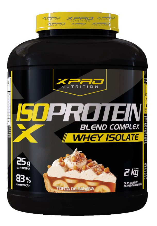 ISO PROTEIN BLEND COMPLEX 2 KG TORTA DE BANANA XPRO - LINHA AMARELA