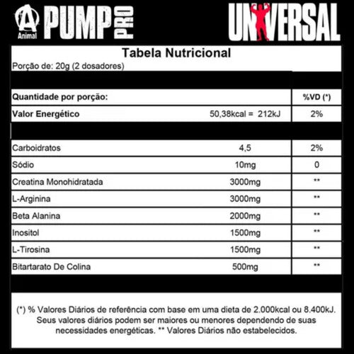 Animal Pump Pro 600g - Limonada com Morango | Pré-Treino Sem Estimulantes