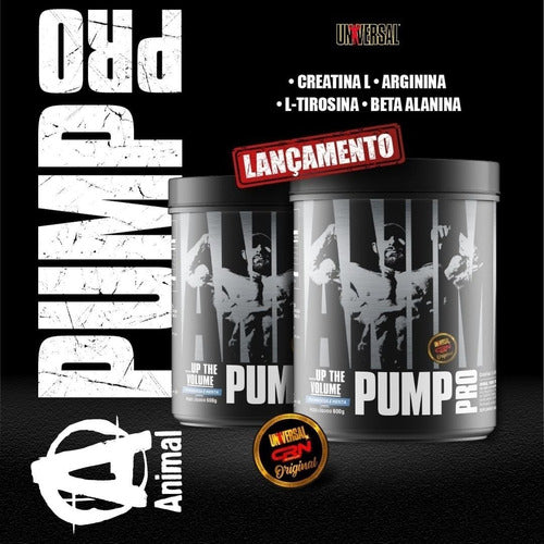 Animal Pump Pro 600g - Limonada com Morango | Pré-Treino Sem Estimulantes