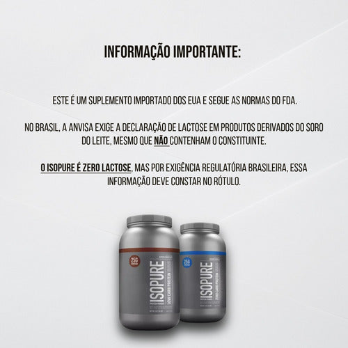 Isopure Low Carb Whey Isolado 1.36kg - Chocolate | Isopure