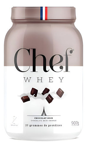 CHEF WHEY 907G CHOCOLAT NOIR (CHOCOLATE AMARGO)
